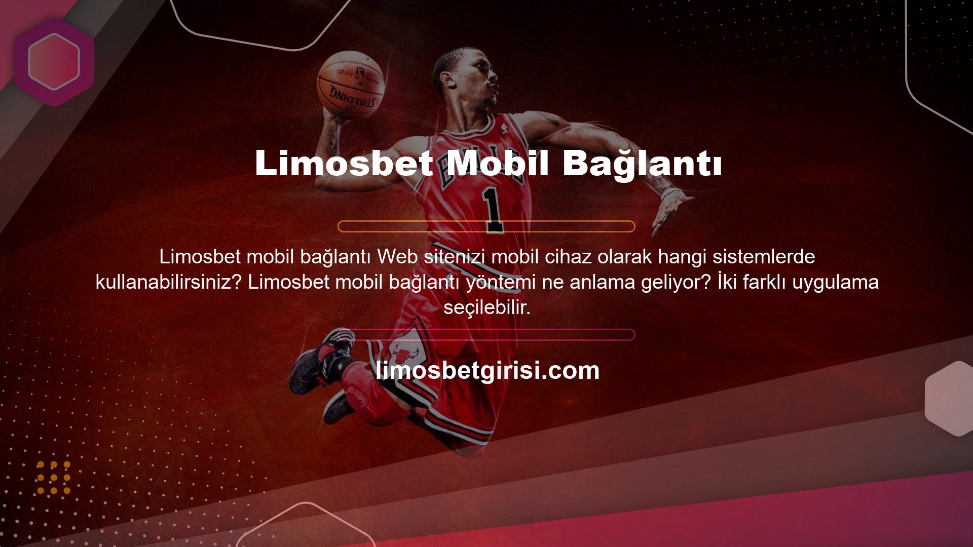 İlk olarak, Limosbet yeni giriş adresi mobil ISP'nin ekranına yazılabilir, böylece web sitesinin mobil uyumlu bir versiyonu kullanılabilir