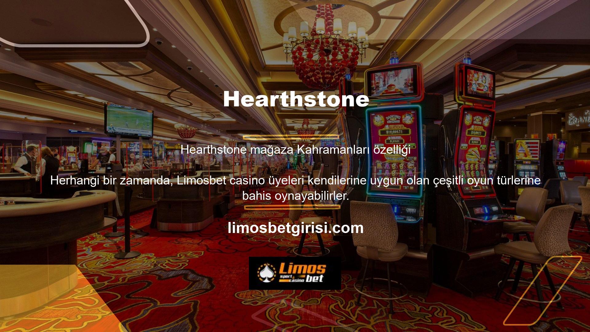 HearthstoneLimosbet Casinolarda Oyun Tamamen Parayla İlgilidirHearthstoneLimosbet ve Casino kategorilerine yönelik kampanyalarımız, oyun ve bahis oynamayı kolaylaştırarak kullanıcı etkileşimini artırmayı amaçlamaktadır